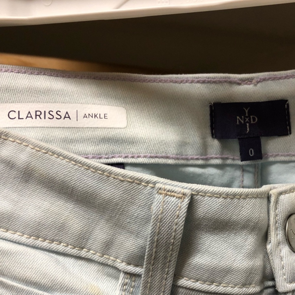 NYDJ Light Blue Clarissa Ankle Skinny Jeanss - Picture 3 of 3